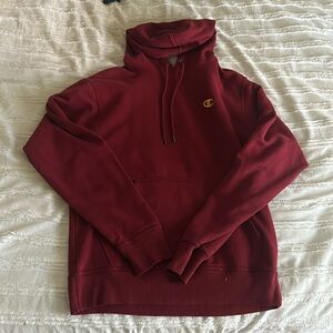 champion maroon sweatshirt